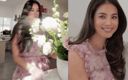 Hé lộ tổ ấm sang trọng của Phạm Hương khi đón bạn thân đến thăm