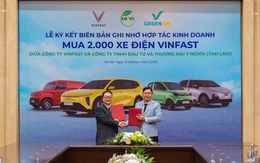 Một hãng taxi chuyển đổi toàn bộ 2.000 chiếc sang xe điện của tỷ phú Phạm nhật Vượng