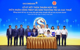 SACOMBANK hợp tác với Cục Thuế triển khai giải pháp hỗ trợ hàng triệu hộ kinh doanh trên toàn quốc