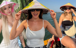 Khách Tây xếp hàng trải nghiệm "miền Tây giữa lòng phố cổ": Bộ môn thuyền thúng hot nhất hè này