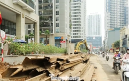 Đường Nguyễn Tuân thành ‘công trường bất tận’ giữa Thủ đô