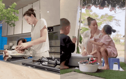 Dậy từ 5 giờ sáng làm bánh cùng mẹ, dạy mẹ ngoại ngữ: Bé Lisa - con gái Hà Hồ mới 6 tuổi khiến dân mạng thích thú vì quá lanh lợi