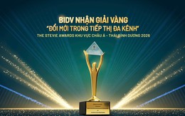 BIDV đạt giải Vàng The Stevie Awards về truyền thông giáo dục tài chính