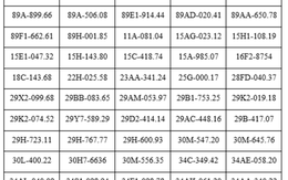 Công an đề nghị chủ xe máy, ô tô trong danh sách sau chủ động liên hệ và nộp phạt nguội theo Nghị định 168