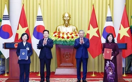 Việt Nam - Hàn Quốc trao 12 văn kiện hợp tác