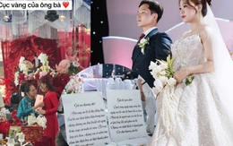 Đám cưới đặc biệt của cô dâu Hà Tĩnh: Ông bà trao vàng, sổ đỏ, giá trị nhất là 2 chiếc ghế trống và bức thư tay