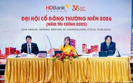 ĐHCĐ HDBank: Bước vào chu kỳ tăng trưởng mới, kế hoạch lợi nhuận năm 2026 tăng trên 40%