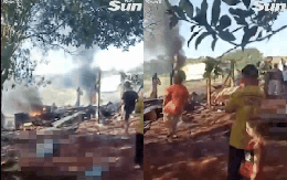 Rơi máy bay chở tiền, người dân tràn vào hiện trường lấy đi hàng triệu USD