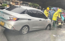 Ô tô tụt bánh trên đường Khuất Duy Tiến (Hà Nội): Đã rõ nguyên nhân
