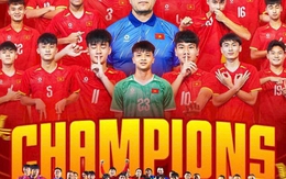 Lịch sử gọi tên U17 Việt Nam: 4 lần vô địch Đông Nam Á, trở thành đội bóng giàu thành tích nhất