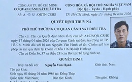 Không trả lại 495 triệu đồng chuyển khoản nhầm, người đàn ông bị truy nã