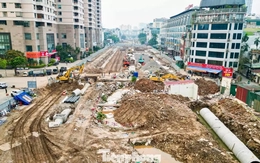 Vành đai 2,5 đoạn Cầu Giấy thi công theo lệnh khẩn cấp hiện ra sao?