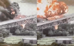 Đám cháy lớn nhấn chìm cây cầu biểu tượng ở Panama, nhiều người thương vong