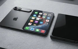 iPhone gập đầu tiên lộ diện thiết kế