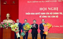 Công bố quyết định về công tác cán bộ tại Ban Chính sách, chiến lược Trung ương