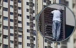 Mắc kẹt trong phòng, cụ bà 89 tuổi “đu tường” từ tầng 27 gây bão mạng