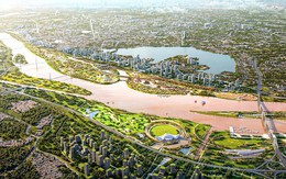 Sau gần 4 tháng khởi công, siêu dự án cảnh quan sông Hồng 855.000 tỷ đồng do Đại Quang Minh - Văn Phú - THACO - T&T - Hòa Phát đầu tư đang làm tới đâu?