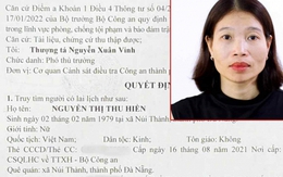 Quyết định truy tìm Nguyễn Thị Thu Hiền SN 1979