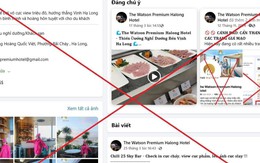 Cảnh giác fanpage giả mạo khách sạn, lừa chuyển tiền đặt cọc
