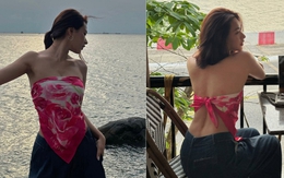Baifern Việt Nam khoe bóng lưng cực nuột, body sexy trái dấu với nhan sắc "thần tiên tỷ tỷ"