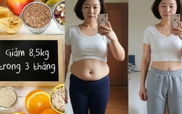 Người phụ nữ 48 tuổi giảm 8,5kg trong 3 tháng! Giảm cân tuổi trung niên không nhờ vận động mạnh, chỉ làm đúng "2 việc" là mỡ bụng biến mất!