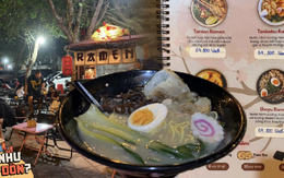 Bát ramen vỉa hè 65.000 gây sốt Hồ Tây, khách ngồi bó gối chịu nóng vẫn xì xụp khen ngon