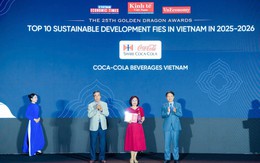 Coca-Cola Việt Nam tiếp tục được vinh danh tại giải thưởng Rồng Vàng 2026