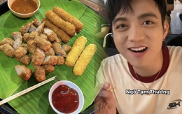 Quán nem chua rán không tẩm bột, nằm tít trong ngõ nhỏ khiến sao nam hạng A tự nguyện PR miễn phí