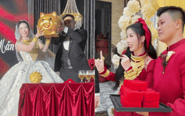 Đám cưới hào môn tại Bến Tre: Cô dâu đeo 15 lượng vàng, nghi thức cưới lạ chưa từng thấy