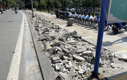 Phường Hai Bà Trưng lên tiếng việc đục phá vỉa hè lát đá 'bền trăm năm'