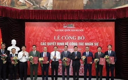 ĐHQG Hà Nội bổ nhiệm nhiều hiệu trưởng, lãnh đạo chủ chốt