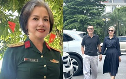 Cuộc sống viên mãn bên chồng tài tử của nữ NSND mang hàm đại tá, tóc bạc trắng vẫn rất đẹp