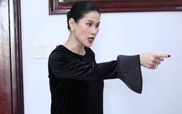Thân Thúy Hà phản ứng khi bị yêu cầu đi kiểm tra ma túy