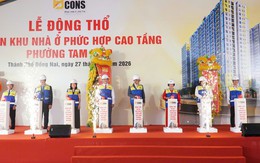 Động thổ dự án khu nhà ở phức hợp gần 4.500 tỉ đồng ở TP Đồng Nai