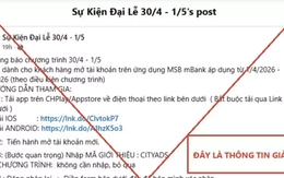 Ngân hàng cảnh báo lừa đảo kiểu mới
