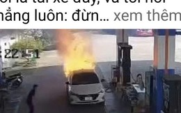 Vụ cháy xe làm 2 người chết: Xuất hiện tài khoản mạng xã hội nhận là tài xế