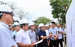 Bí thư Hà Nội Trần Đức Thắng thúc tiến độ dự án khẩn cấp chống úng ngập