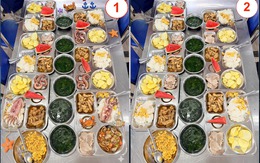 2 bức ảnh về bữa ăn trưa của trường học ở Hà Nội có chi tiết gây "hoang mang": Ai tinh mắt mới đoán ra vấn đề!