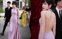 Nàng thơ của Trấn Thành bỗng bất ổn tại event, lên đồ bị chê như váy chống nắng