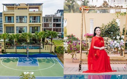 Biệt thự 1000m2, 10 phòng ngủ, có cả sân bóng rổ của nữ NSƯT, trưởng khoa thanh nhạc đình đám