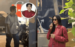 Ma Ran Đô thoải mái lộ diện, Tăng Thanh Hà quyết che ô đen kín bưng tại tiệc đóng máy Hoàng Hậu Cuối Cùng