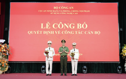 Về Bộ Công an, Chủ tịch và Tổng Giám đốc FPT Telecom được phong cấp thượng tá