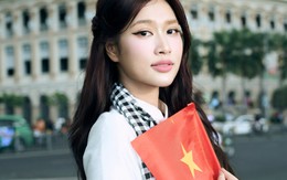 Hoa hậu Đoàn Thiên Ân lên tiếng giữa tranh cãi phát ngôn "phản đề" Ngữ văn 2026