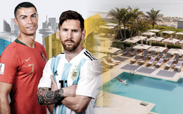 Ronaldo vung 164 triệu/đêm ở resort siêu sang, Messi khiêm tốn với khách sạn 5 triệu tại World Cup 2026