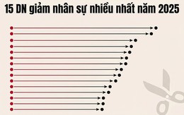 Lộ diện những 'ông lớn' giảm nhân sự nhiều nhất năm 2025: Nhóm ngân hàng áp đảo, Golden Gate, Viettel Post, Hòa Phát... giảm hàng nghìn người