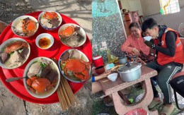 Thợ xây được đãi mâm cua, shipper quen được gọi vô ăn cơm: Một kiểu hiếu khách rất miền Tây khiến dân mạng thích thú