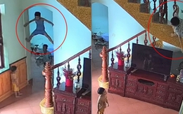 Clip khối nghỉ hè nhập vai "người nhện" đánh đu khắp nhà: Bố mẹ xem lại camera chắc đến tiền đình với các con