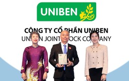 Uniben lần thứ 2 được vinh danh Top doanh nghiệp phát triển bền vững