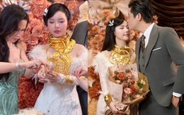 Danh tính cô dâu đeo vàng trĩu cổ, trao quà 40 phút mới xong, hé lộ con số “khủng”