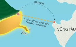 Thông tin dự án đường vượt biển Cần Giờ - Vũng Tàu hơn 93.000 tỷ đồng